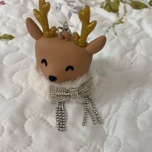 Reindeer pocketbac back keychain